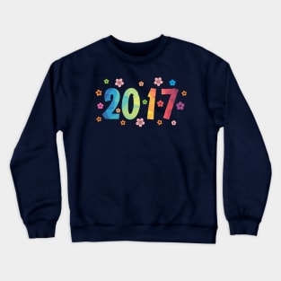 COLORFUL 2017 Crewneck Sweatshirt